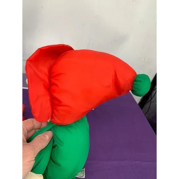 Right Now international elf parachute, nylon material, vintage Christmas 15 inch - Picture 6 of 12